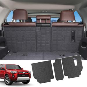 Xipoo Backrest Mat Compatible with 2010-2024 Toyota 4Runner Back Seat Protector 7 Seaters TPE Material Cargo Mat Replacement for 2010-2024 Toyota 4Runner Accessories (2nd Backrest Mat)