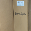 NapQueen 8 Inch Full Size Mattress, Bamboo Charcoal Memory Foam Mattress, Bed in a Box