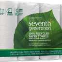 Seventh Generation 13739PK 100% Recycled Paper Towel Rolls, 2-Ply, 156 /RL, 8 RL/PK