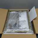 C Shaped End Table Set of 2, Small Side Table for Sofa and Bed, Couch Tables That Slide Under, Snack Side Table for Living Room, Bedroom, White Faux Marble and Gold