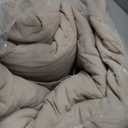 WDCOZY 100% Pre-Washed Cotton Oversized King Size Quilt Set - Beige California Cal King Soft Lightweight Bedspread, Textured Like Linen, Farmhouse Country Rustic Coverlet, Diamond Stitch Bedding