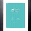 LaVie Home 12x18 Picture Frame Black Poster Frame,Display Pictures 9x12 with Mat or 12x18 Without Mat, Stable and Sturdy Frame and Polished Plexiglass, Horizontal and Vertical Format of The Walls