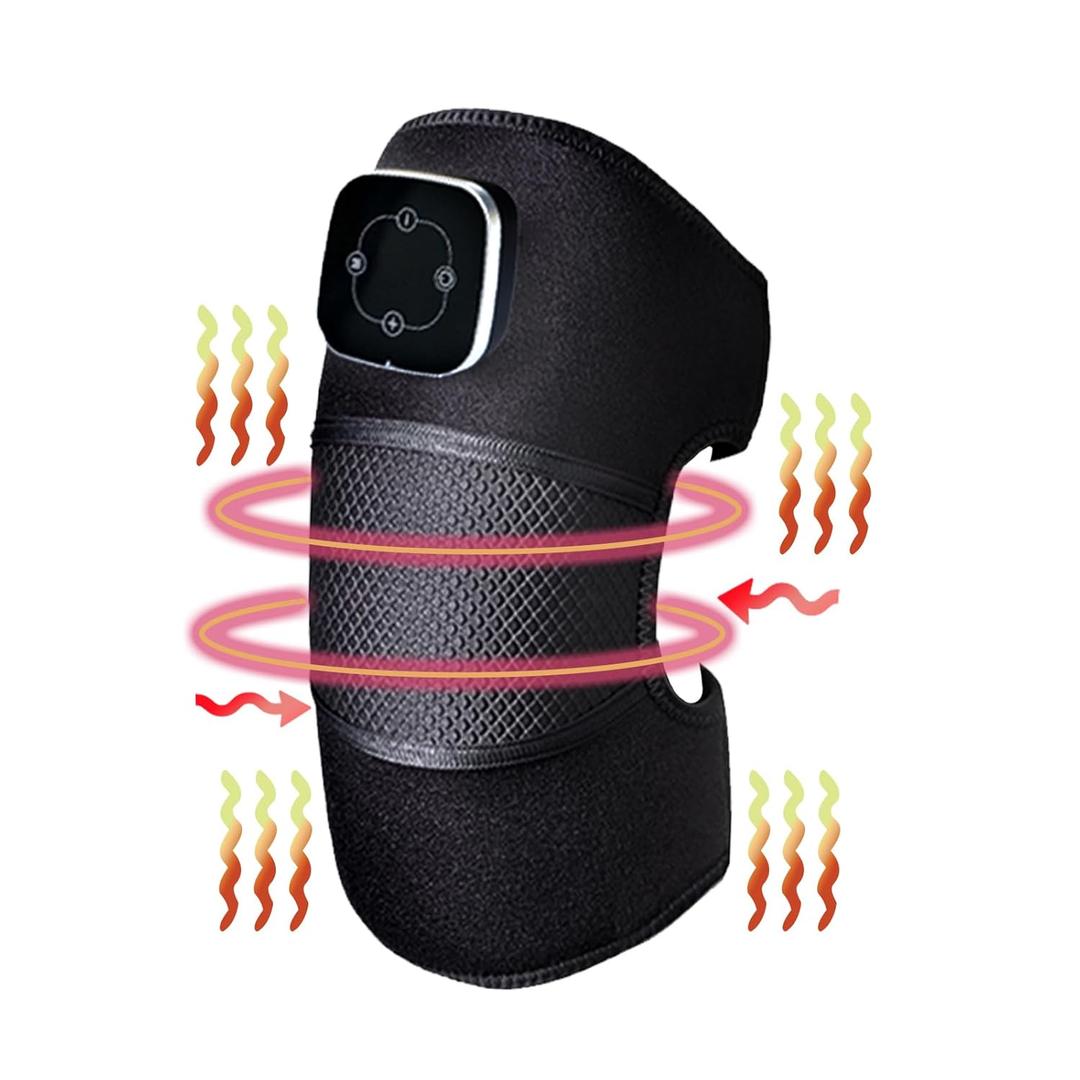 Shoulder Brace, Knee & Elbow Heating Pad Massager | Portable Electric Rechargeable for Pain Relief & Deep Tissue | Suitable for Men & Women | Ideal for Home, Office, or Trave