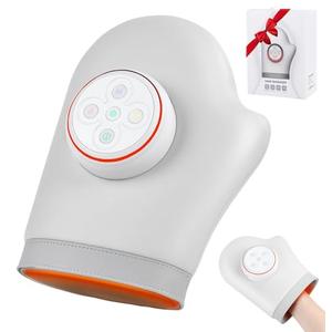 Hand Massager with Heat and Compression, Cordless Hand Massager for Arthritis and Carpal Tunnel, Finger and Palm Massage Machine for Pain Relief, 5 Massage Modes, 3 Heat Levels, Gift for Women Mom