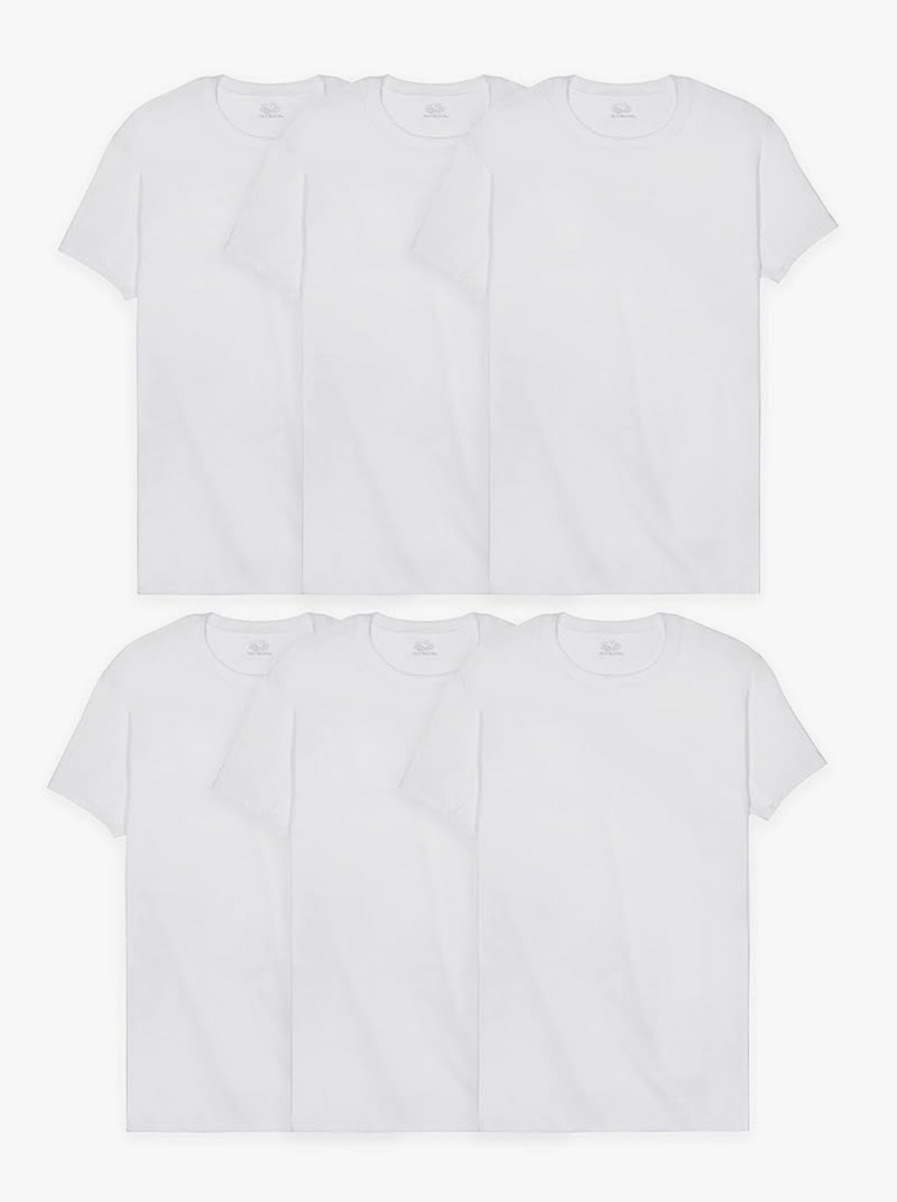 Fruit of the Loom Men's Cooling Undershirts, Quick Dry & Moisture Wicking 5 Pack