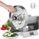 VEVOR Manual Vegetable Fruit Slicer, 0-0.5"/0-12mm Thickness Adjustable Commercial Slicer Machine, Stainless Steel Food Cutter Slicing Machine with 2 Spare Blades, for Potato, Cucumber, Lemon, Tomato
