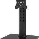 MOUNTUP Monitor Stand for Desk, Freestanding Monitor Mount Fits 13-32 inch Screen up to 17.6 lbs, Screen Stand with Swivel, Height, Rotation Adjustment, VESA Mount 100 x 100mm, 75 x 75mm (Single)