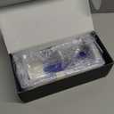 ANDGOO Display Risers, 6 Pcs(7.9L~8.3L~8.7L) Rectangular Clear Acrylic Showcase Collectibles Display Stands Suitable for Retail Shoe Showcase Jewelry Funko Pop Figures