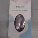 Fansidi Upgraded Baby Nail File | Easy & Safe Baby Nail Trimmer, Precise 4-Stage Electric Nail Clipper for Newborn to Toddler Girl, with Soft LED Light & 18 Grinding Heads, Perfect Baby Shower Gift (Blush Petal Pink)