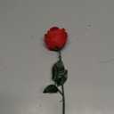 Noble Red Rose Ring Box Jewelry Box Case Engagement Ring Box with Stem for Wedding Proposal(Classic Style)