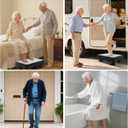 Adjustable Step Stool for Adults, Noctilucent Bed Step Stools, 600 LBS Capacity Safety Step Platform, Indoor and Outdoor Steps for Seniors, Non-Slip Stepping Stool Elderly Assistance at Night