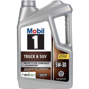 Mobil 1 Truck & SUV Full Synthetic Motor Oil 5W-30, 5 Quart