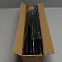 Shower Curtain Rod 45-77 Inch Black Shower Tension Rod Adjustable Curtain Rod No Drilling Tension Curtain Shower Rods for Bathroom Windows