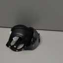 Dog Helmet for Small Breed Cool Pet Motorcycle Helmet with Drop-Down Silver Visor (Without Rivets)