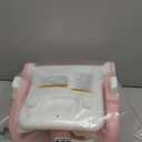 BabyBond Baby Bath Seat with Sitting & Lying 2 Modes, 3-Speed Adjustment, Powerful Suction Cups, Infant Bathtub Chair with Soft and Comfortable Towel, Folding and Hanging (Pink)