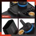 A-Premium Fuel Injection Manifold Pressure Sensor [4 Pins] Compatible with Ford, Lincoln, Mazda, Mercury - For F-150, E-250, Explorer, Escape, Fusion, Focus, Navigator - 4.6L 5.4L 6.8L