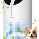 MOOKA Air Purifiers for Home Large Room up to 1095ft, H13 HEPA Filter Air Cleaner for Pets Bedroom Remove Smoke Dust Pollens Dander, Room Air Purifier with Timer Lock 4 Modes Night Light, M02