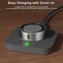 3 Pack Cover Compatible with Oura Ring Gen 4/Oura Ring Gen 3 Horizon/Heritage, Support Charging with Cover on, Anti-Scratch TPU Protector for Men Women (Silver*3, Size 7)