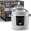 Instant Pot PRO Max Wi-Fi Smart 10-in-1 Pressure Cooker, Steamer, Saute, Warmer, Rice Cooker, Yogurt Maker, Sous Vide, Baker, NutriBoost - Includes App with 2000+ Recipes - 6 Quart (White)