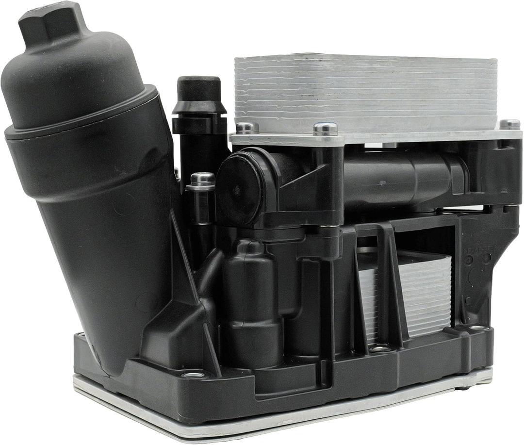 11428507697 Engine Oil Cooler Filter Housing Assembly for 2014-2018 BMW 328d, 535d, X3 28d, X5 35d N47/N57 Diesel Engines