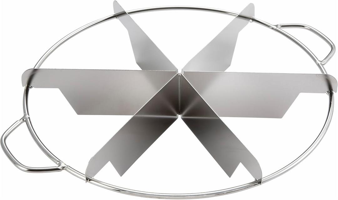 Winco 6 Slices Pie Cutter, 10-Inch (Stainless Steel)