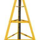 YELLOW JACKET 2 Ton Underhoist Support Stand High-Lift Jack Stand with 53in to 84in Reach for 4,000lbs Loads (Yellow)