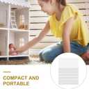 3 x NUOBESTY Mini Books, 30pcs 1:12 Scale Miniature Books Blank Mini Dollhouse Books Toy Model Doll House Book for Dollhouse Bookshelf Accessories Decoration