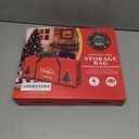 Christmas Tree Storage Bag 9 Ft Tall Tree Container,Waterproof, Equipped With Durable Handles & Zipper,Heavy Duty Oxford,Xmas Tree Storage Bag With Wide Opening Fits For Big Xmas Tree (Red)