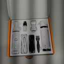 Oneisall Dog Nail Grinder and Paw Trimmer Kit 3 in 1 Quiet Rechargeable Electric Pet Nail Grinder with 2 LED Lights and Cordless Dog Grooming Safe Clippers