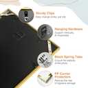 TONES FRAME DESIGN 14x16 Brush Gold Aluminum Frame with Plexiglass