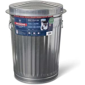 Behrens Galvanized Steel Trash Can 20 gallon