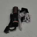slopehill Mini Dual Voltage Hair Dryer Brush,1000 Watts Travel Hot Air Brush with European Plug, Ionic One Step Hair Dryer and Styler for Women for Home & Salon, Oval Barrel 2 Heat & 2 Speed Settings (Black)