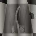 Rechargeable Clip On Lamp, Cordless Touch Control Desk Lamp with RGB Ambient Mode & 3000K6000K Dimmable Book Reading Light, Portable Gooseneck Lamp Battery Operated Clamp On Table Bedside Headboard (White)