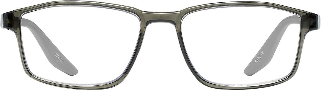SPORTEX SAV Men's EAR4149 Blue Light Reading Glasses - Flexible, Durable, Lightweight, High-Performance Blue Light Readers for Men, Grey, +1.50