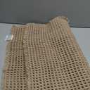 Smiry Waffle Bath Mat 30X20, Extra Soft Absorbent Bathroom Rugs, Brown | Non Slip Machine Washable Quick Dry Bath Rugs for Bathroom Floor, Tub, ShowerBrown