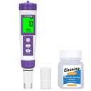 Hydrogen Water Tester, TDS Meter Digital Water Tester, ORP Meter for Drinking Water, YINMIK 6 in 1 pH Meter for Kombucha, PPM pH EC Tester for Hydroponic, H2 Meter for Hydrogen Water Tablet