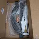 DAZONGE Halloween Decorations -Lighted Halloween Wooden Witchs Broom for Indoor Outdoor Porch Yard Decor - Spooky Light up Witch Decorations Sign