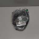 Field Hockey Face Mask Clear Transparent Penalty Corner Protection Black Padding (Junior)