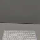 OMOTON Rechargeable Keyboard for Mac, mini Compact Wireless (No Numeric Pad), Stable Bluetooth Connection, Ergonomic Design, Keyboard Compatible with MacBook/iMac/Mac mini - Silverwhite