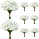 150 Pcs Babys Breath Artificial Flowers,White Baby Breath Flowers Artificial BulkReal Touch Faux Flowers Gypsophila for Wedding Party Bouquet Floral Arrangement Home Decor