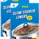 Slow Cooker Liners Small Size Pot Liners Disposable Cooking Bags Fit 1QT to 3QT Suitable for Slow Cooker and Oval & Round Pot (32)