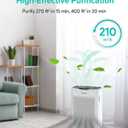 Air Purifier for Large Room, Bagotte H13 True HEPA Filter Air Purifier, up to 1350 ft², 25db Quiet Air Cleaner with Sleep Mode Speed Control & Timer for Home Bedroom Living Room, Ozone Free