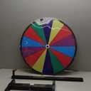WinSpin 12" Prize Wheel Tabletop 14 Slots Heavy Duty Editable Spinning Wheel for Fortune Spinning Game Carnival & Tradeshow, Classic Series