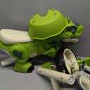 Dinosaur Kids Tricycle for Rider- Toddlers Kid Trike Bike Big Wheel with Music, Storage Basket,Indoor/Outdoor Preschool Daycare Kids Bike,Best Gift for 3-7 Year Old Girls & Boys (Green)