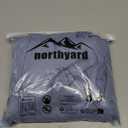 NORTHYARD Men's Cotton Athletic Jogger Sweatpants with Zipper Pockets Running Workout Gym Tapered Pants Comfy Lounge Pants (3X-Large, Grey Blue)