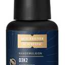Quicksilver Scientific Nanoemulsified D3K2 - Emulsified Liquid Vitamin D3 + K2 MK7 Liposomal Supplement for Heart, Bone Health + Immune Support - Bioactive 2500IU for Enhanced Absorption (1.7oz/50ml)
