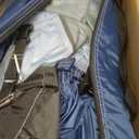 BravArrk Camping Tent for 8 Person, 3 Room Family Tent with Rainfly, Blue
