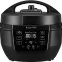 Instant Pot 4QT RIO Mini 7-in-1 Multi-Cooker, Pressure Cooker, Slow cook, Saut, Steam, Rice Maker, Yogurt, & Warmer, Black, 8 Quarts