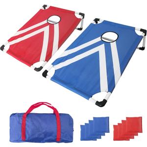Portable PVC Framed Cornhole Game Set (3'x2'-Classic)
