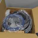 CAROTE 27pcs Ceramic Cookware Set Nonstick, Pots and Pans Set Non Stick, Non Toxic Cookware Detachable Handles, Dishwasher/Oven Safe, RV/Camping Cookware, Pan and Pot with Kitchen Utensils, Navy Blue